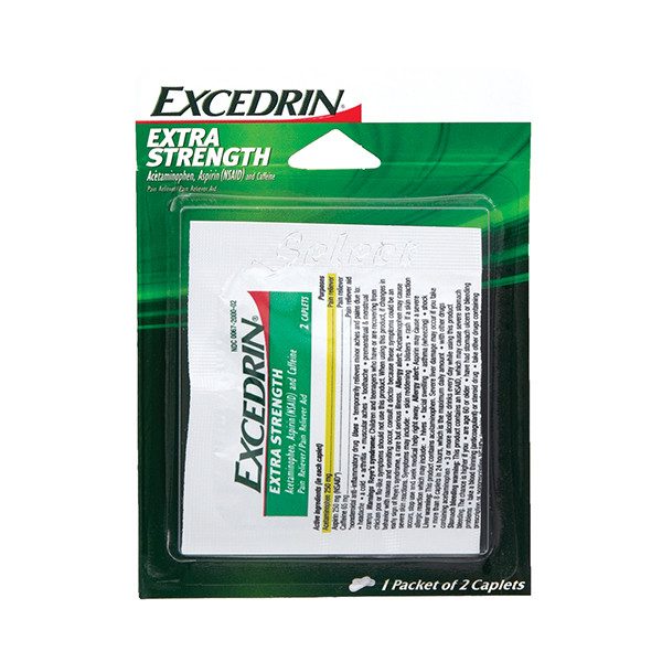 EXEDRIN EXTRA STRENGHT SINGLE PACK BLISTER
