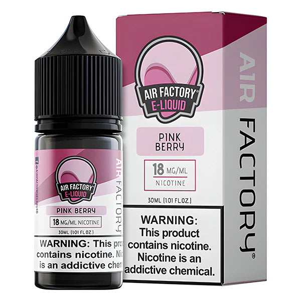 Air Factory Salt Series E-Liquid 30mL (Salt Nic) | Pink Berry with Packaging