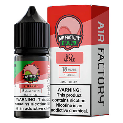 Air Factory Salt Series E-Liquid 30mL (Salt Nic) | Red Apple with Packaging