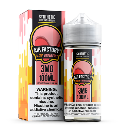 Air Factory TFN Series E-Liquid 100mL (Freebase) | Aloha Strawberry with packaging