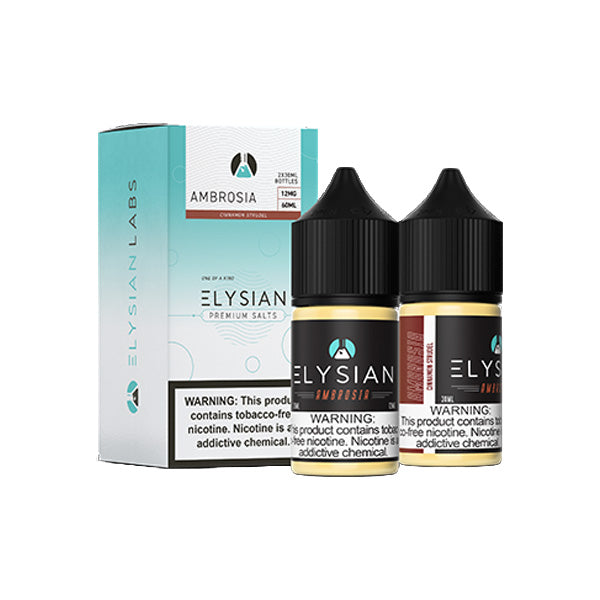 Elysian Salt Series E-Liquid x2-30mL (Salt Nic) | Ambrosia with packaging