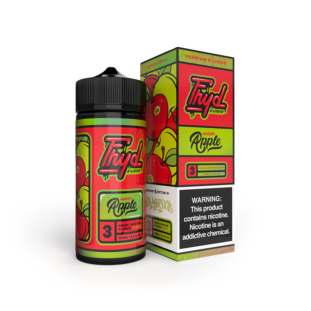 FRYD Series E-Liquid 100mL | Angry Apple with packaging