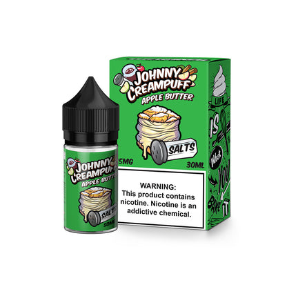 Tinted Brew Johnny Creampuff TFN Salt Series E-Liquid 30mL | 35mg Apple Butter with packaging