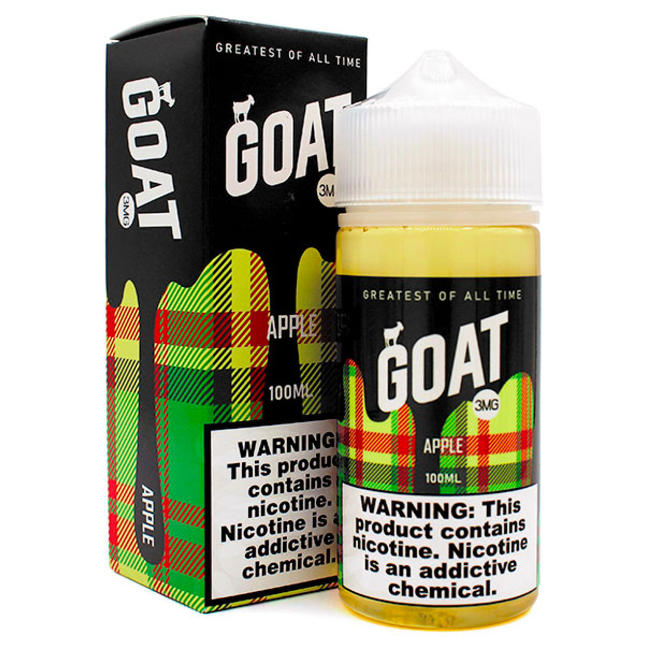 Drip More GOAT Series E-Liquid 100mL Apple with Packaging