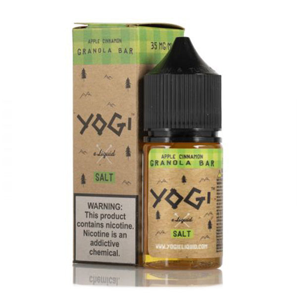 Yogi Salt Series E-Liquid 30mL | Apple Cinnamon with packaging
