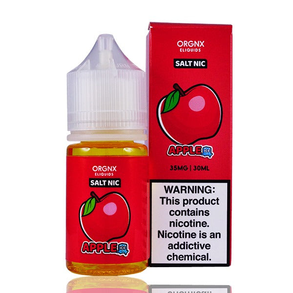 ORGNX Salt Series E-Liquid | 30mL (Salt Nic) Apple Ice with Packaging