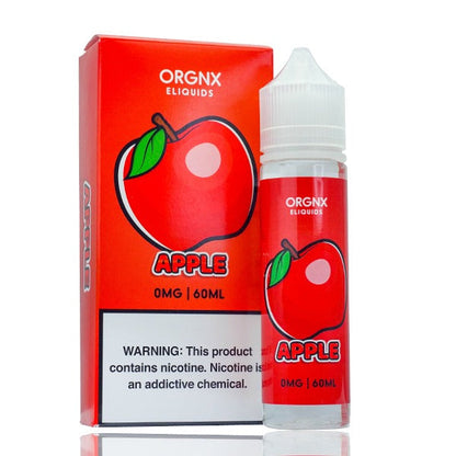 ORGNX Series E-Liquid | 60mL (Freebase) Apple With Packaging