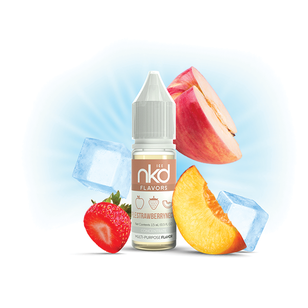 NKD Flavor Concentrate 15mL Apple Strawberry Nectarine Ice bottle