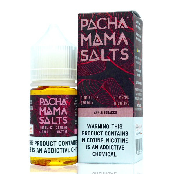Pachamama TFN Salt Series E-Liquid | 30mL (Salt Nic) Apple Tobacco with Packaging