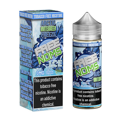 Nomenon and Freenoms Series E-Liquid 120mL (Freebase) Arctic Wintergreen Freeze TF-Nic with Packaging