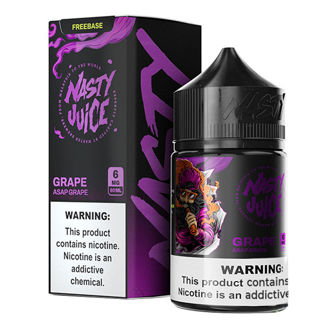 Nasty Juice E-Liquid 60mL Freebase | Asap Grape with packaging