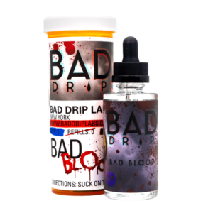 Bad Drip Series E-Liquid 60mL (Freebase) Bad Blood with packaging