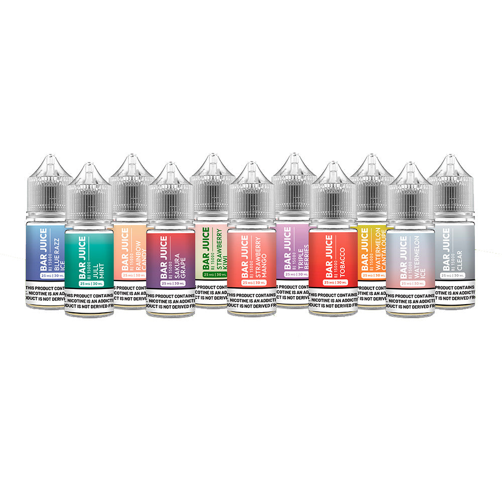 Bar Juice BJ15000 Salt Series E-Liquid 30mL (Salt Nic) | Group Photo