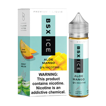 GLAS BSX TFN Series E-Liquid 3mg | 60mL (Freebase) Aloe Mango Ice with Packaging