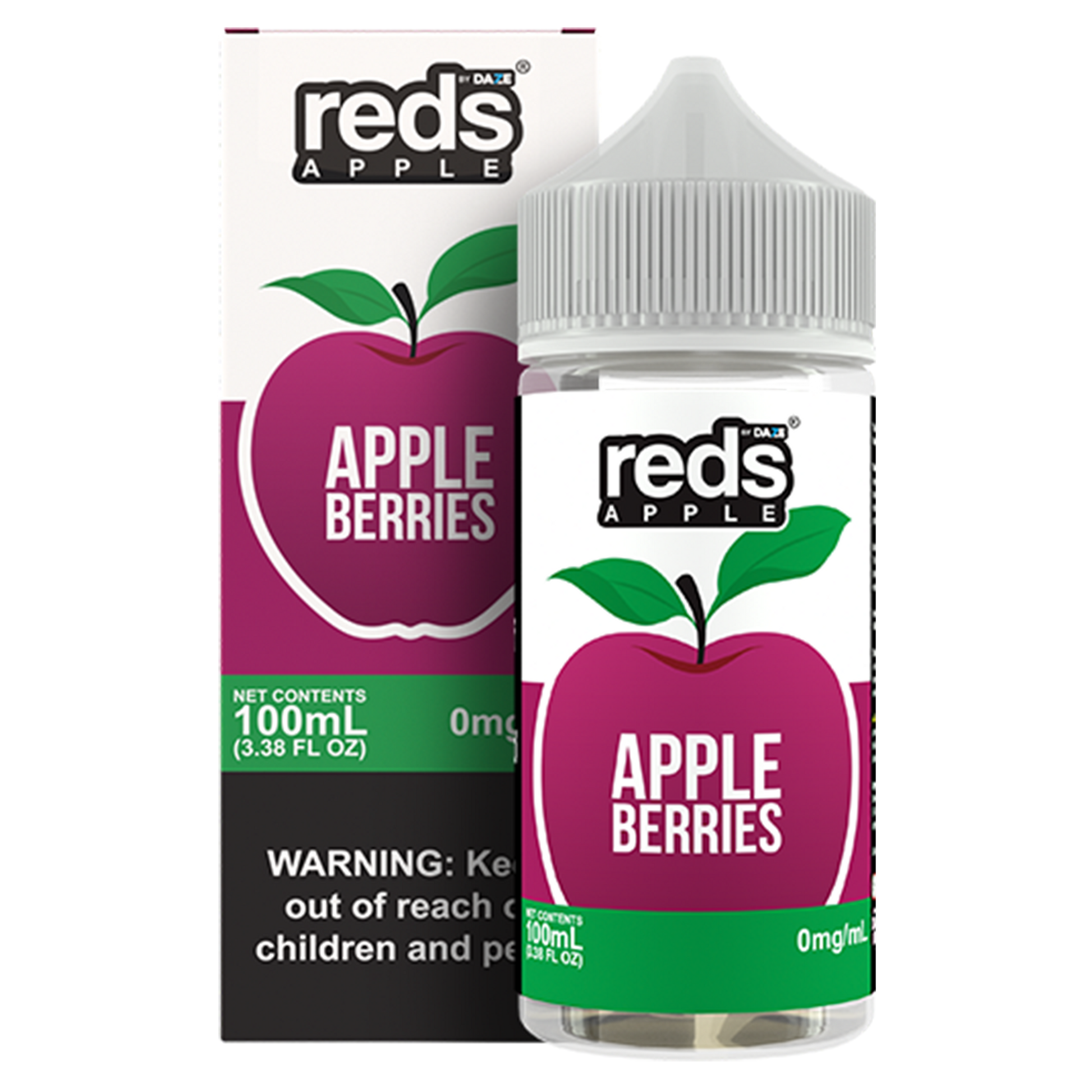 7Daze Reds E-Liquid 100mL (Freebase) | Berries with Packaging