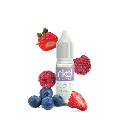 NKD Flavor Concentrate 15mL Berries bottle