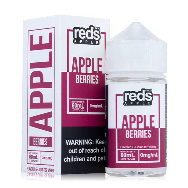 Reds Apple Series E-Liquid 60mL (Freebase) Berries with Packaging