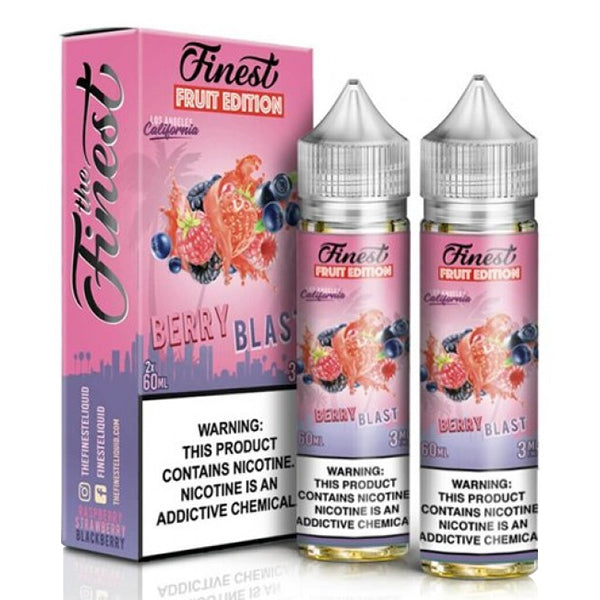 Fruit by Finest E-Liquid x2-60mL Berry Blast with packaging