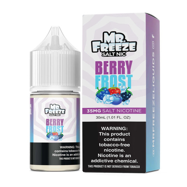 Mr. Freeze TFN Salt Series E-Liquid 30mL (Salt Nic) | 35mg Berry Frost with packaging