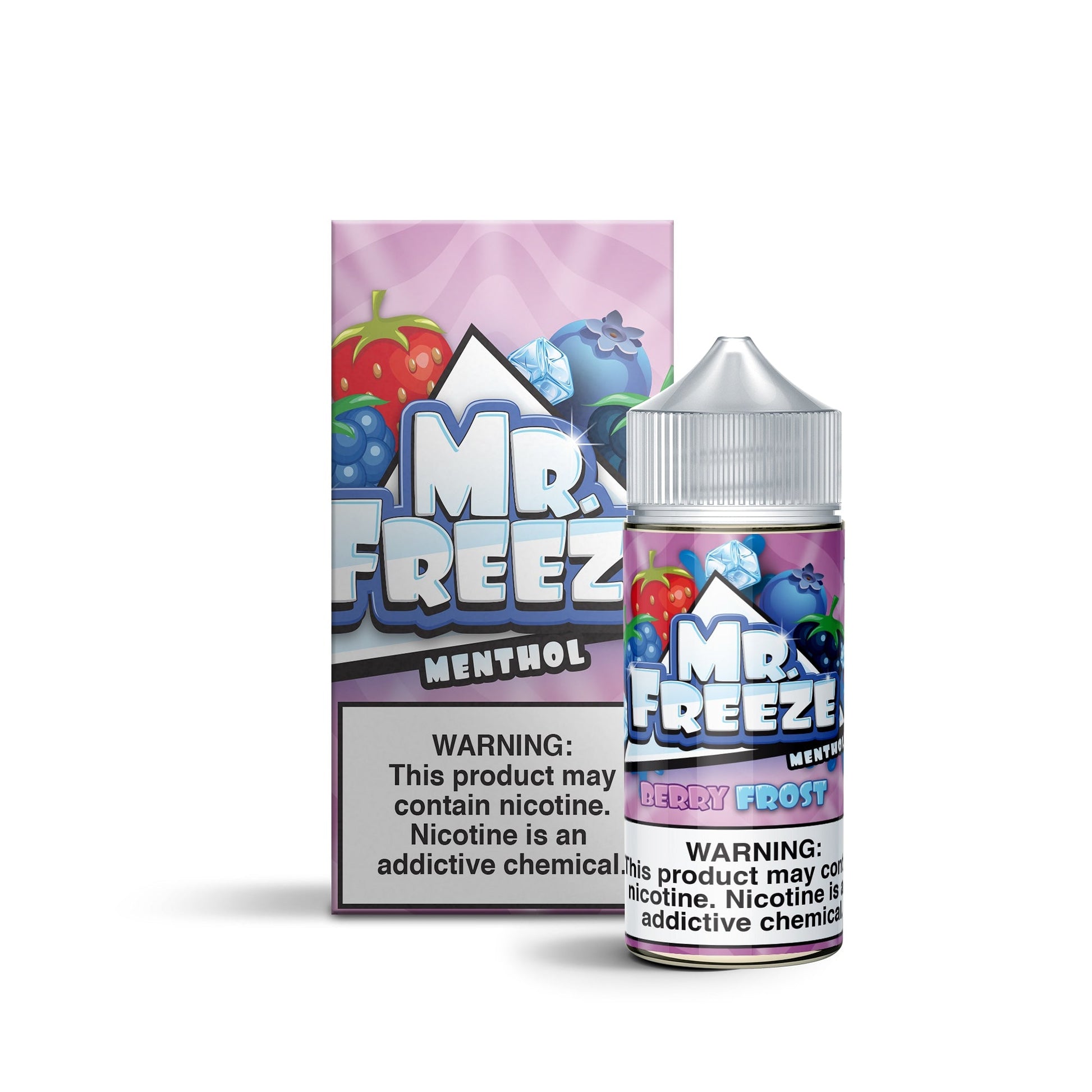 Mr. Freeze TFN Series E-Liquid 100mL (Freebase) |  Berry Frost with packaging