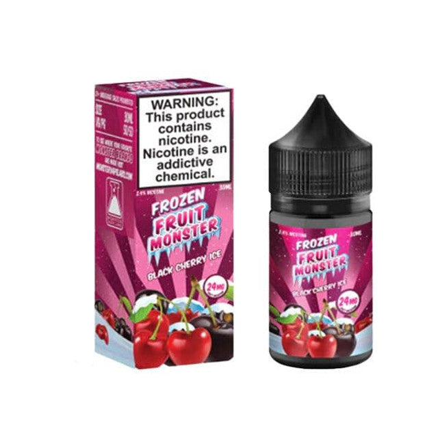 Jam Monster Salt Series E-Liquid 30mL Frozen Black Cherry with packaging