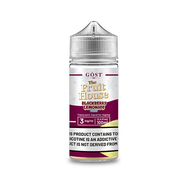 The Fruit House TFN E-Liquid 100mL (Freebase) | 3mg Blackberry Lemonade Iced