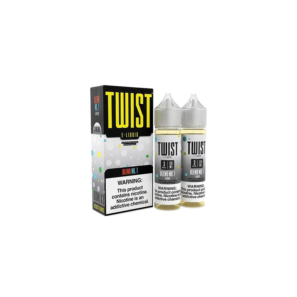 Twist Series E-Liquid 120mL Blend No. 1 with packaging