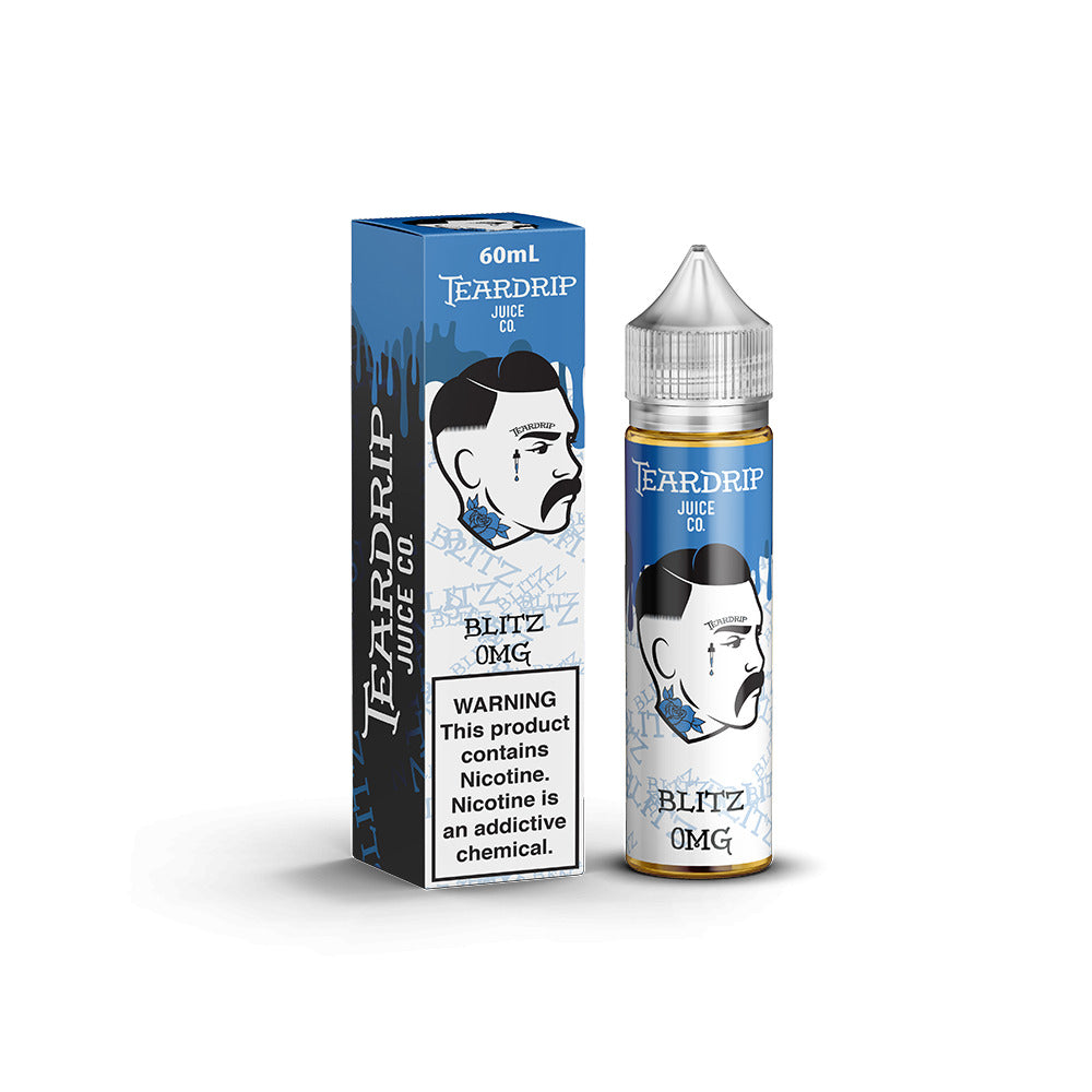Tear Drip E-Liquid 60mL Freebase | Blitz with packaging