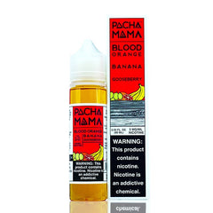 Pachamama TFN Series E-Liquid | 60mL (Freebase) Blood Orange Banana Gooseberry with Packaging