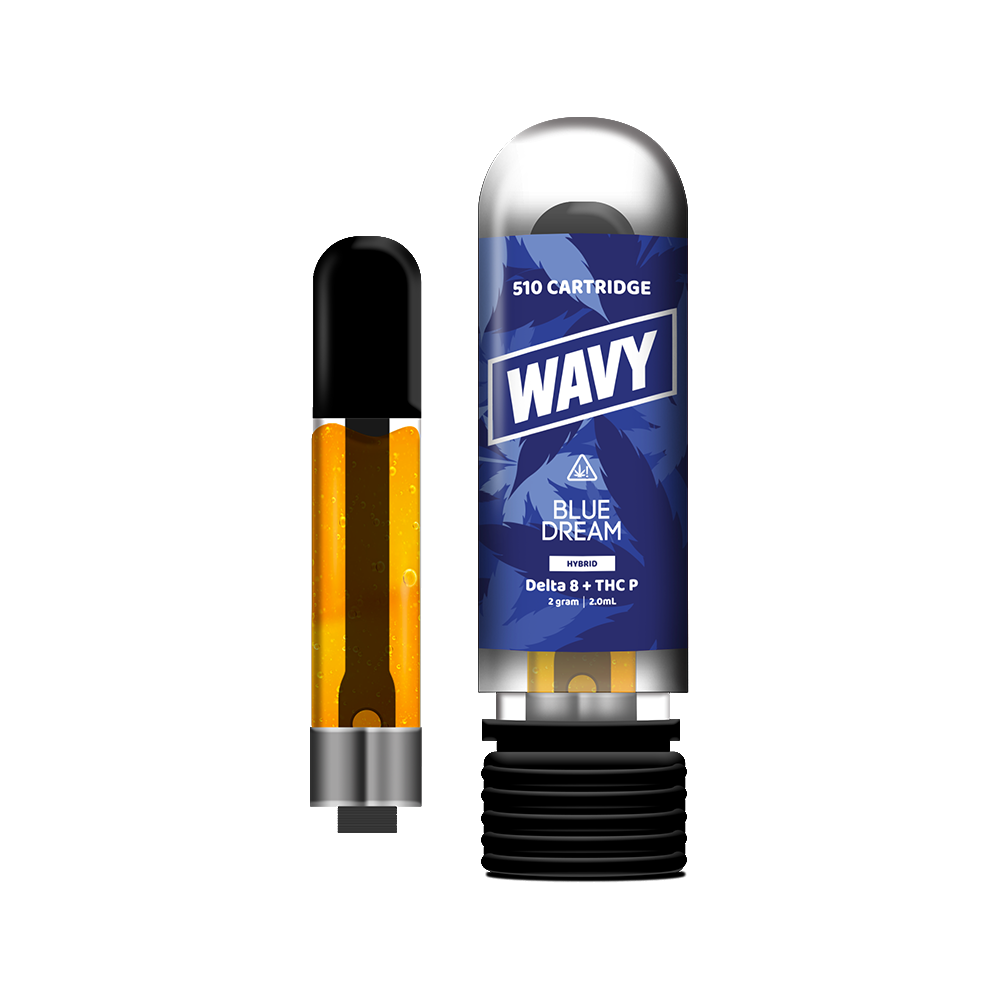 Wavy D8 + THCP Cartridges (2g) | Blue Dream