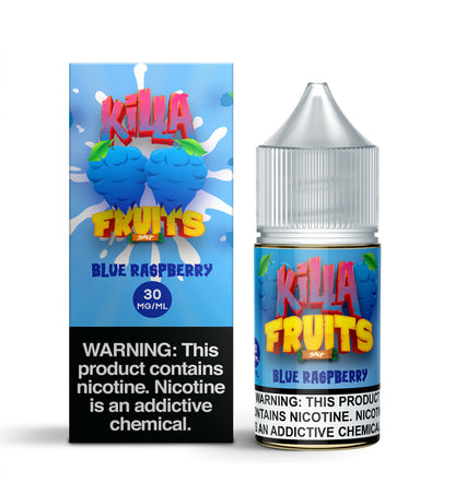 Killa Fruits Salt Series E-Liquid 30mL (Salt Nic) | Blue Raspberry with packaging