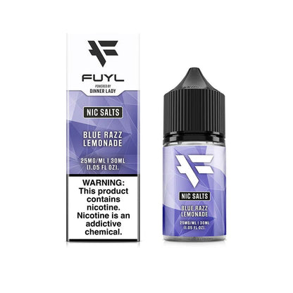 Fuyl Series E-Liquid 30mL (Salt Nic)  Blue Razz Lemonade with packaging