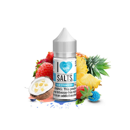 I Love Salts TFN Salt Series E-Liquid 30mL Blue Strawberry bottle