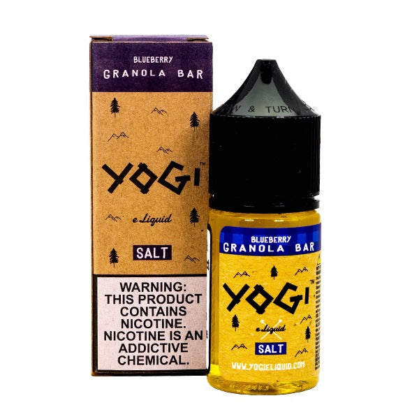 Yogi Salt Series E-Liquid 30mL | Blueberry with Packaging
