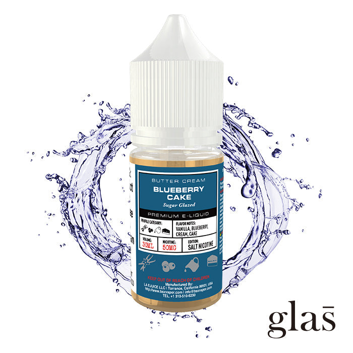 GLAS BSX TFN Salt Series E-Liquid 50mg | 30mL (Salt Nic) Blueberry Cake