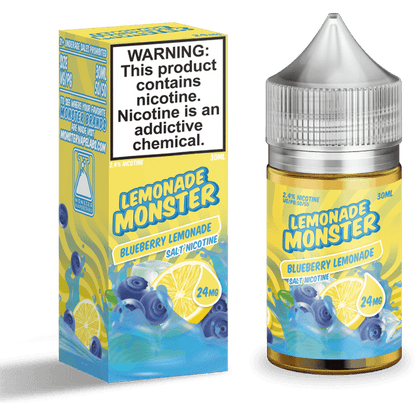 Jam Monster Salt Series E-Liquid 30mL Lemonade Blueberry Lemonade with packaging