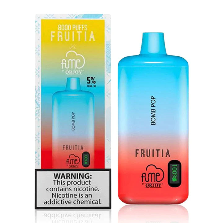 Fruita X Fume 8000 Puffs Disposable | Bomb Pop with Packaging 