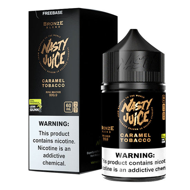 Nasty Juice E-Liquid 60mL Freebase | Bronze Blend with packaging