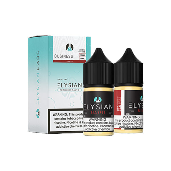 Elysian Salt Series E-Liquid x2-30mL (Salt Nic) | Business with packaging