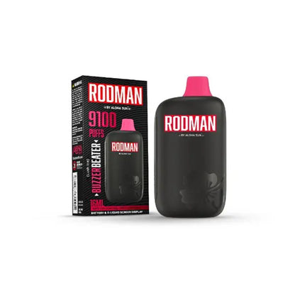 Aloha Sun Rodman Disposable 9100 Puffs 16mL 50mg | MOQ 10 | Buzzer Beater with Packaging