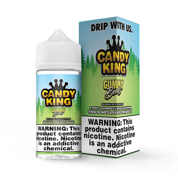 Candy King Series E-Liquid 100mL (Freebase) | 6mg | Gummy Bears with packaging