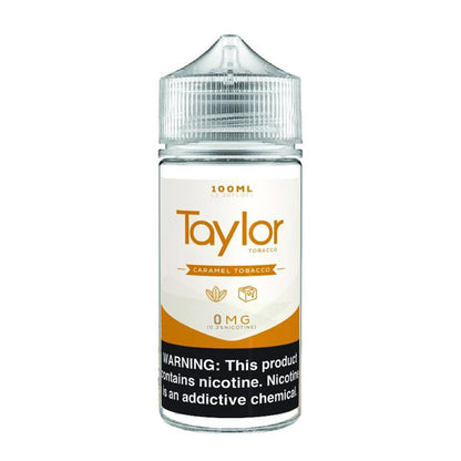 Taylor E-Liquid 100mL Caramel Tobacco Bottle