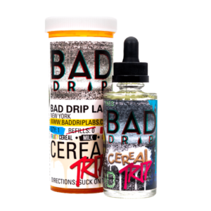 Bad Drip Series E-Liquid 60mL (Freebase) Cereal Trip  with Packaging