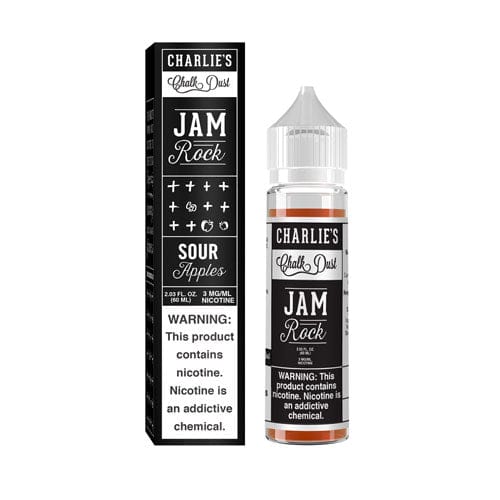 Charlie's Chalk Dust 60mL Jam Rock Sour Apples with Packaging