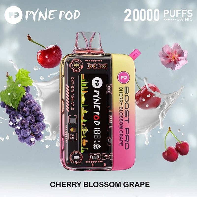 Pyne Pod Round Trip 20K Puffs 5% | Cherry Blossom Grape