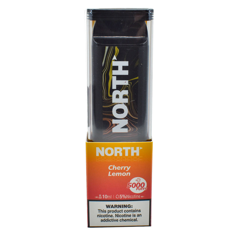 North Disposable 5000 Puffs 10mL 50mg | MOQ 10 | Cherry Lemon with Packaging