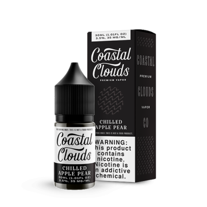 Coastal Clouds Salt Series E-Liquid 30mL (Salt Nic) | Chilled Apple Pear with packaging