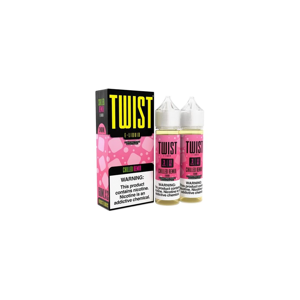Twist Series E-Liquid 120mL Chilled Remix with packaging
