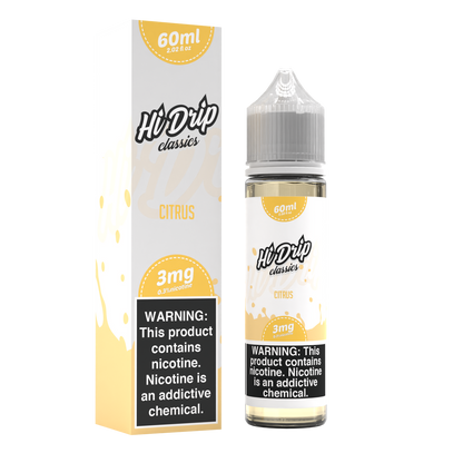 Hi-Drip Classics 60mL (Freebase) | Citrus with Packaging