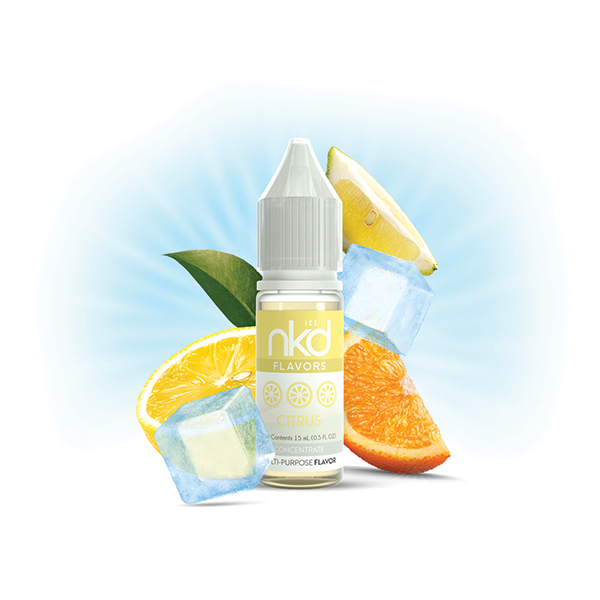 NKD Flavor Concentrate 15mL Citrus ice bottle